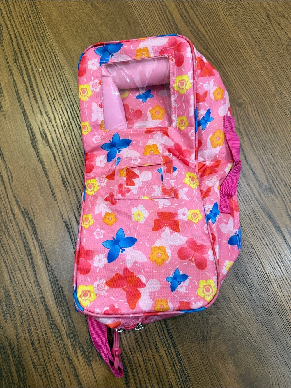 American girl doll Pink Floral Butterfly Carrying Case